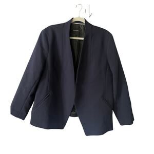 BANANA REPUBLIC WOMENS NAVY BLUE BLAZER SIZE 18 EUC